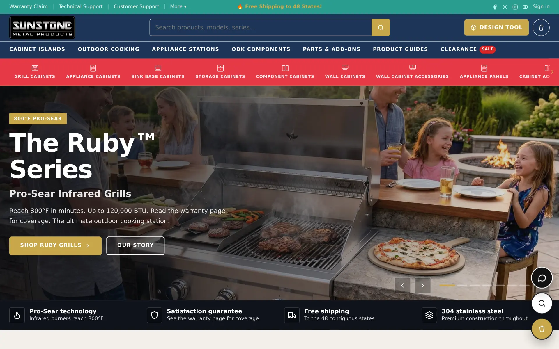 Sunstone Metal Products — the live site