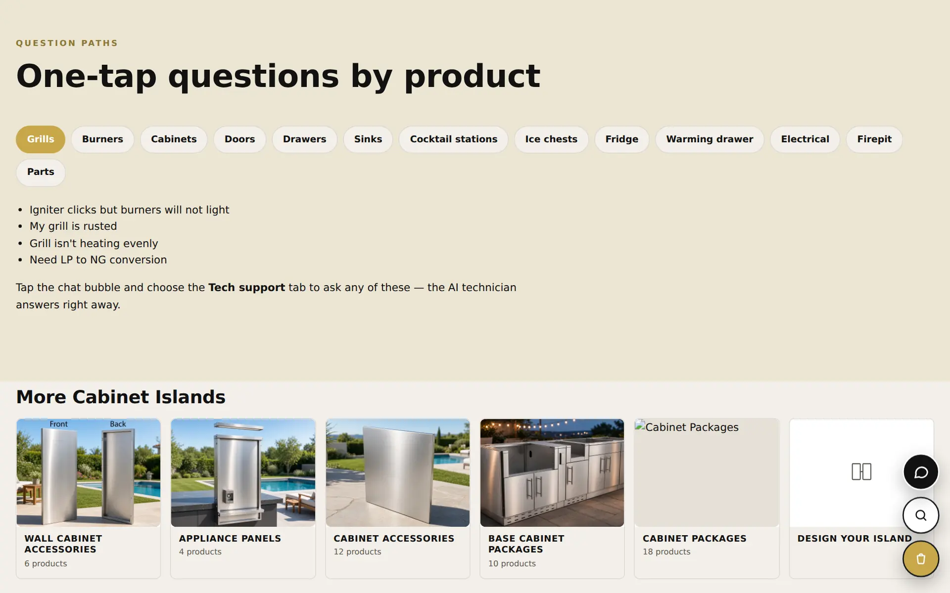 Technical support desk: A support desk that has read the manuals